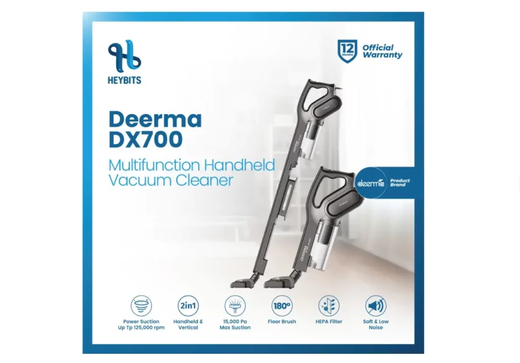 Deerma Vacuum Cleaner 2-in-1 Penyedot Debu DX700 _ DX700S