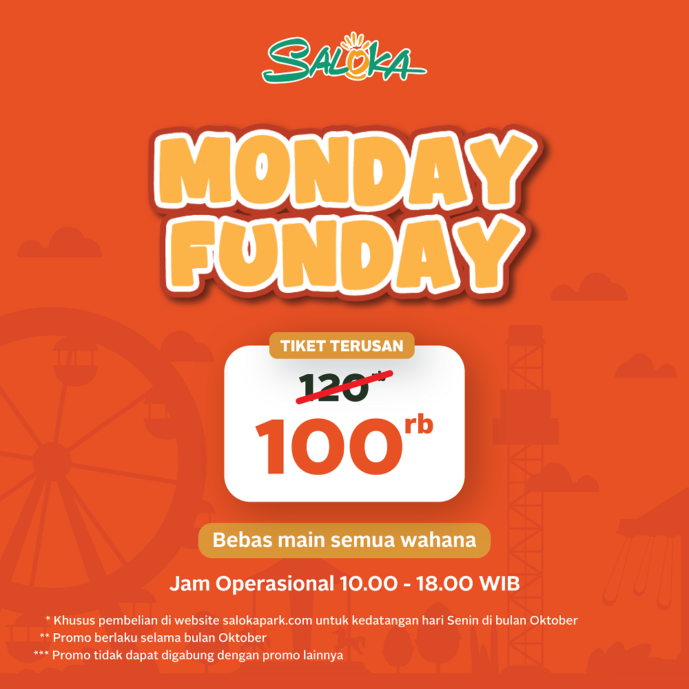 Saloka Theme Park Semarang Kebanjiran Promo Istimewa 16 , saloka theme park MONDAY FUNDAY SQUARE