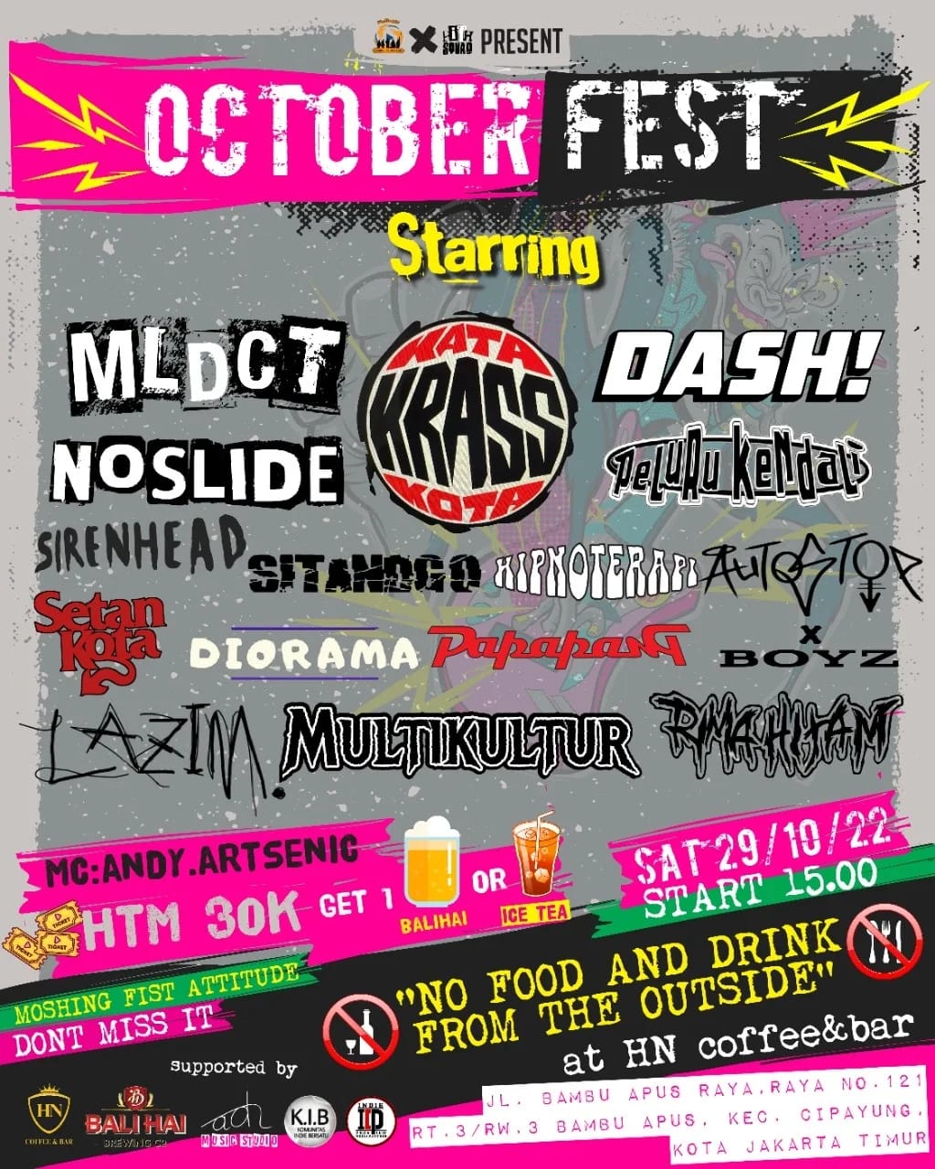 October Fest 2022: Grup Band Kata Krass Kota Siap Tampil Total! 15 , kata krass kota October Fest 2022