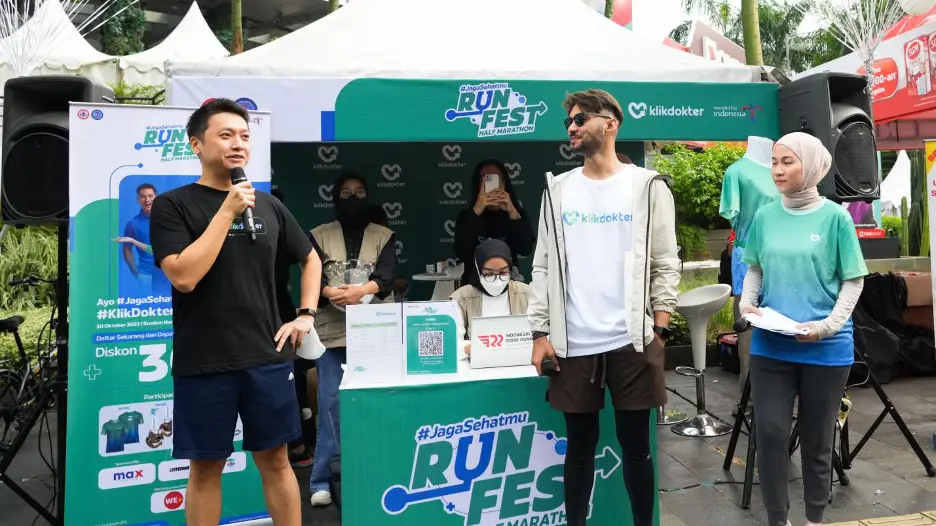 #RunFest Yogyakarta, Refal Hady Ditunjuk Jadi Brand Evangelist KlikDokter