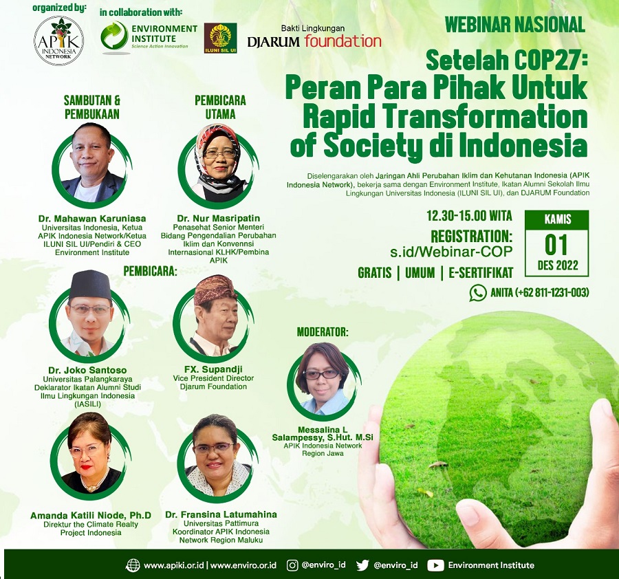 Cop27: Prediksi Pemanasan Global Memburuk, Indonesia Perlu Perkuat Adaptasi 15 , Cop27 COP27
