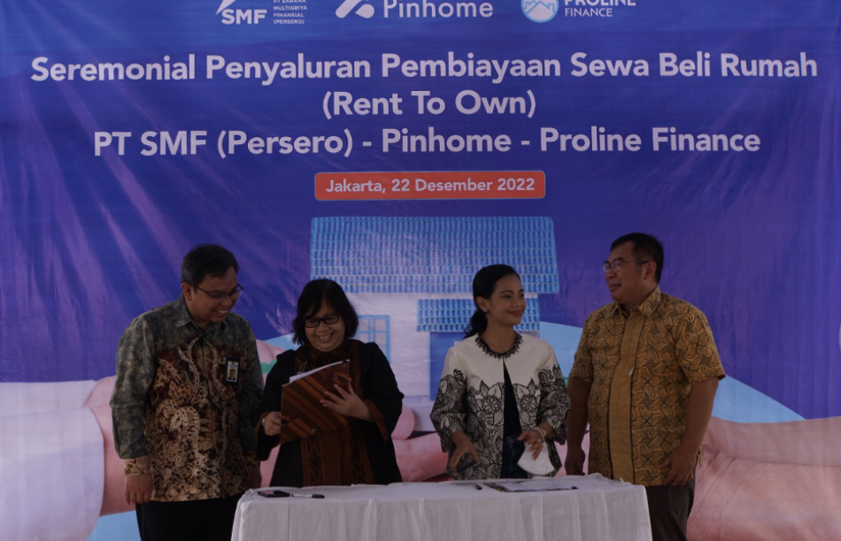 Sinergi SMF, Proline Finance dan Pinhome Realisasikan Pembiayaan Sewa Beli untuk MBR dan Masyarakat Non Fixed Income 15 , Pinhome Seremonial Penyaluran Pembiayaan Sewa BeliRumah Rent to Own