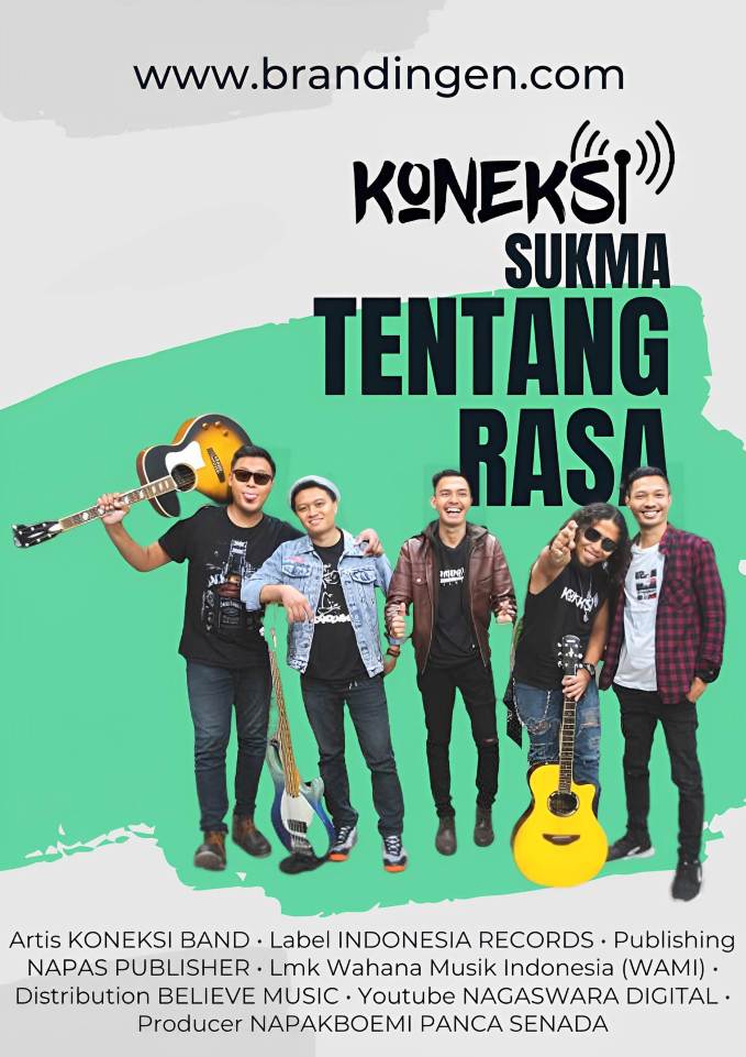 Koneksi Band Rilis Album Tentang Rasa, Grup Band Perdana Indonesia Records di Tahun 2023 15 , koneksi band Koneksi Band, grup band perdana Indonesia Records di tahun 2023. (Dok. Istimewa)
