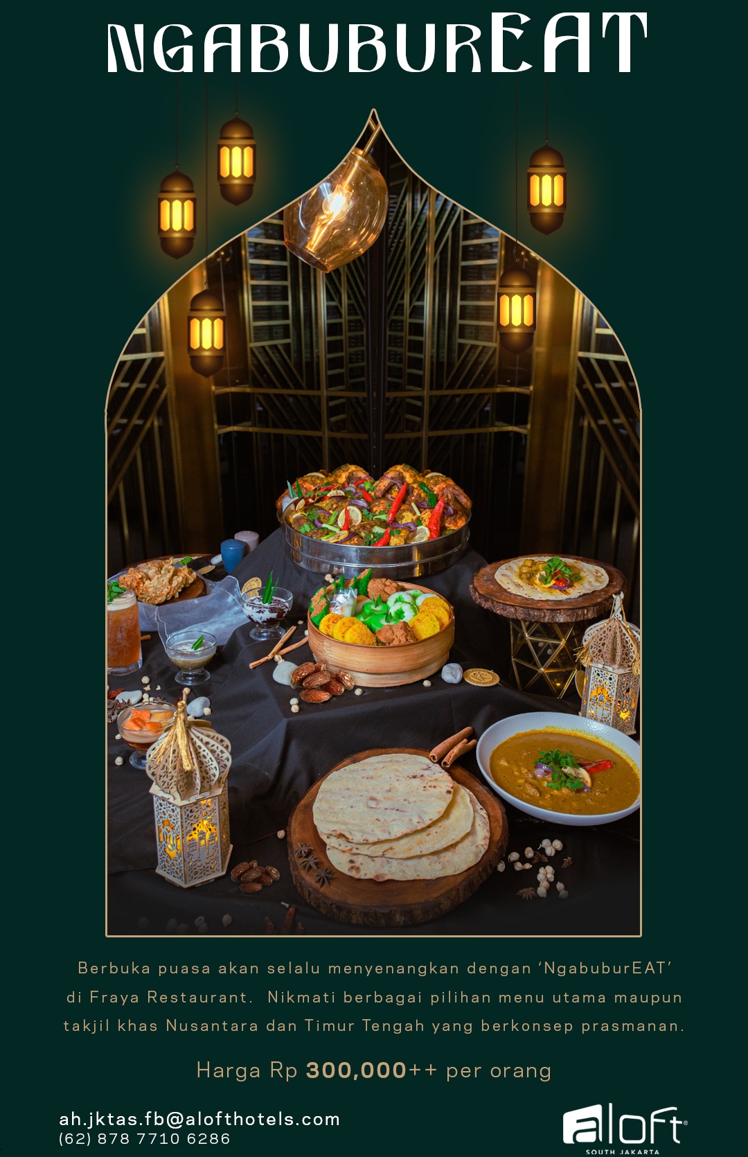 Menyambut Bulan Suci Ramadan, Hotel Aloft South Jakarta Menyiapkan Promo Menarik 16 , Hotel Aloft South Hotel Aloft South Jakarta, NgabuburEAT