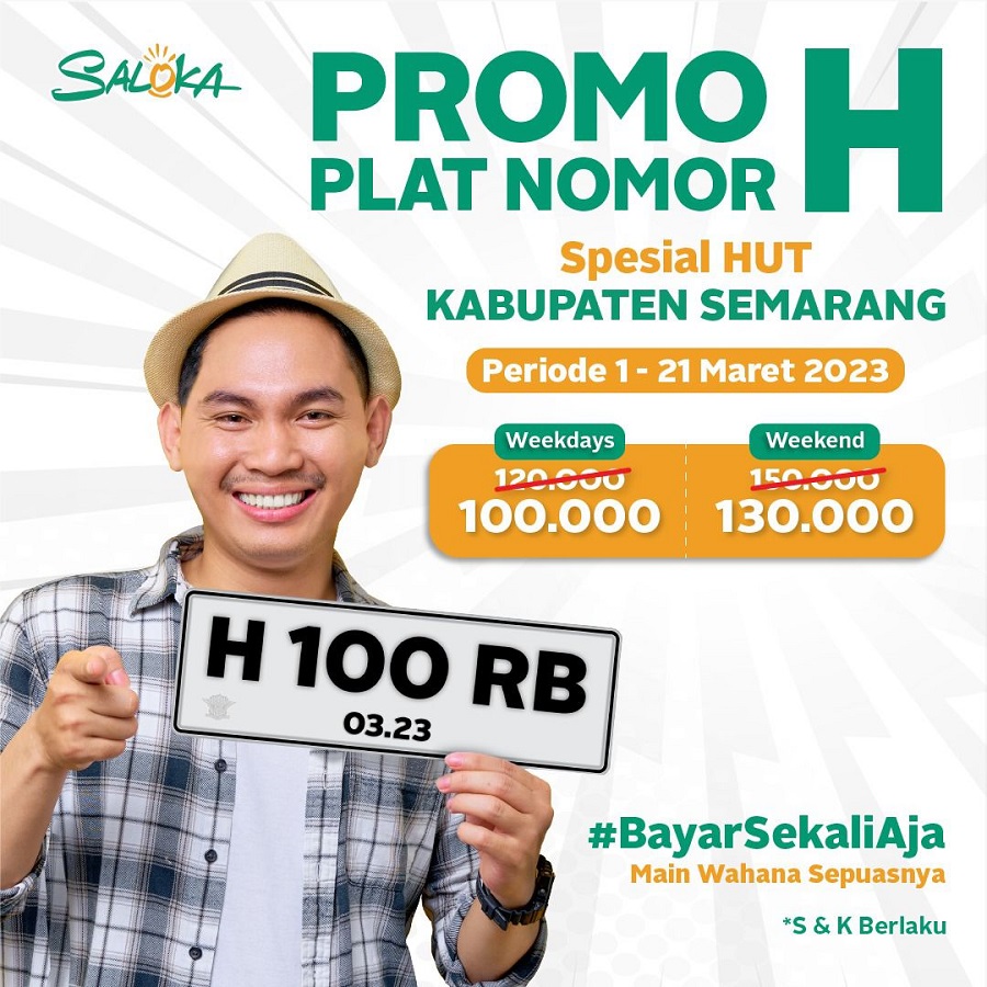 HUT Kabupaten Semarang ke 502, Saloka Theme Park Memberikan Promo Spesial 15 , Saloka Theme Park Promo HUT Kabupaten Semarang ke 502, Saloka Theme Park