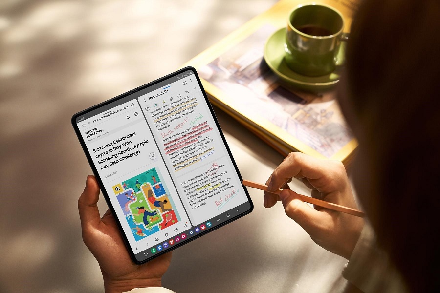 Rahasia Dibalik Desain Galaxy Z Flip5 dan Galaxy Z Fold5, Menghadirkan Ponsel Lipat yang Cocok Buat Anak Muda 18 , Galaxy Z Flip5 Multi-window memberikan pengalaman terdepan bagi konsumen untuk multitasking secara mudah