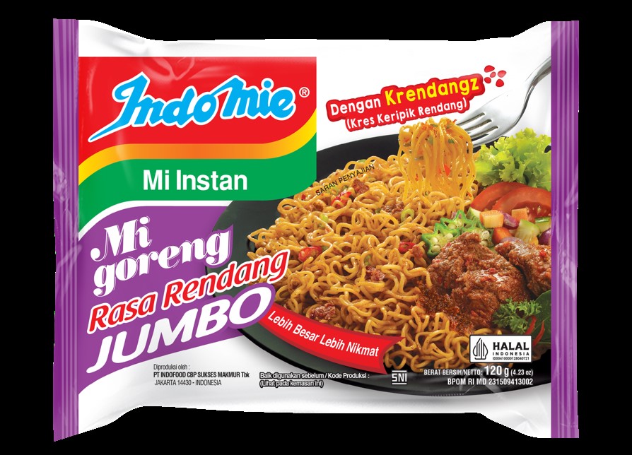 Indofood Melalui Indomie dan Sambal Indofood Dukung Badmintalk ke BWF World Championships 2023 15 , Badmintalk Varian Mie Goreng terbaru Indomie Goreng Rendang Jumbo