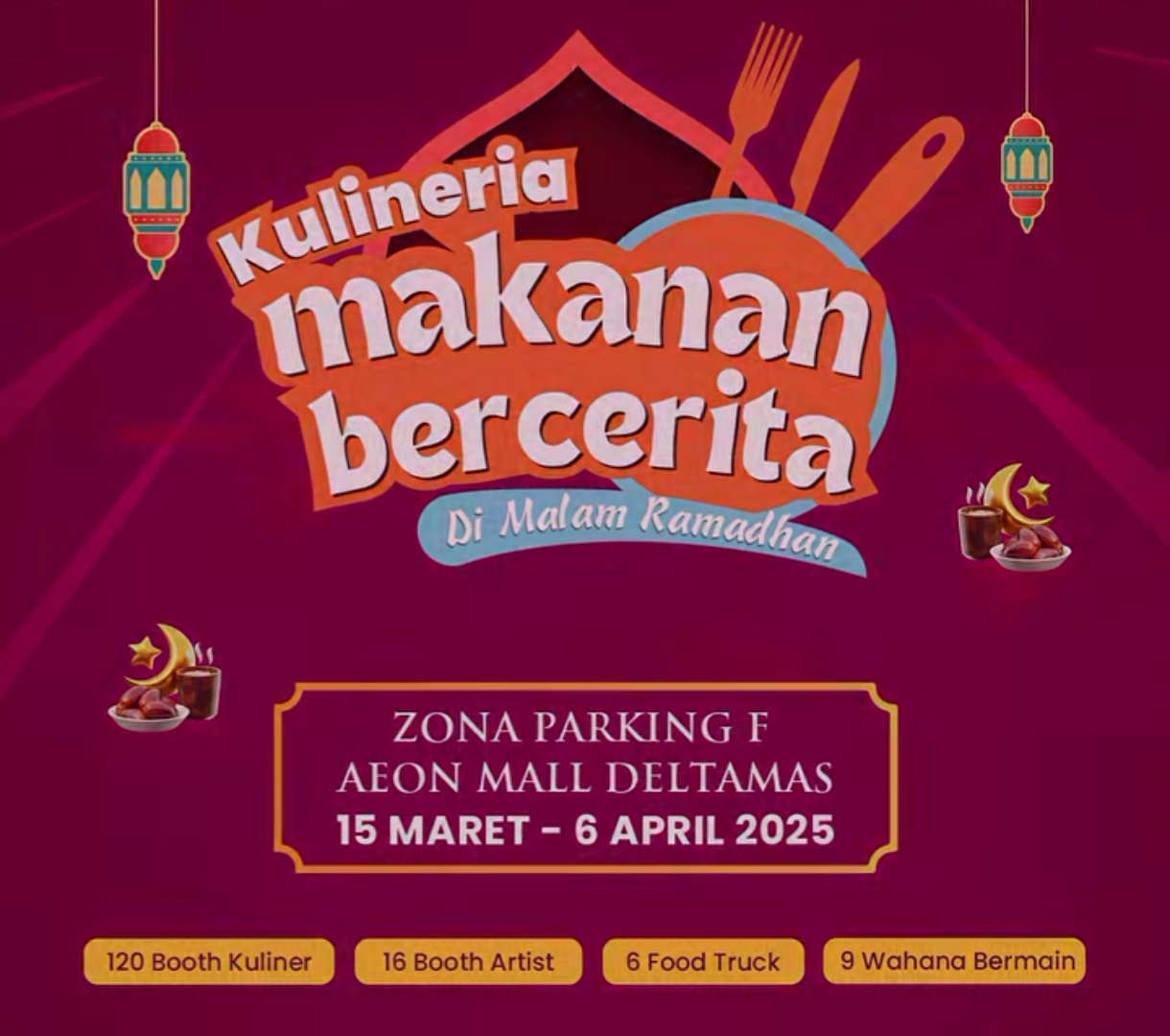 Festival “Kulineria Bercerita” Siap Hadir di Mall AEON Deltamas
