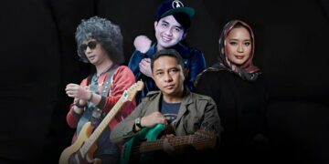 Bima Wp berkolaborasi dengan Tya Subiakto, Alex Kuple, dan Rendy Suryadi pada lagu Jejak Kegalauan. (Dok. Istimewa)
