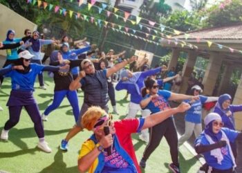 Zumba Penuh Semangat di Hari Terakhir Campaign #TjakapDjiwa Aryaduta Suites Semanggi