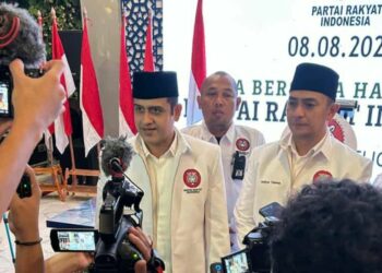 Suasana acara pendeklarasian berdirinya Partai Rakyat Indonesia pada Jumat, 8 Agustus 2025 di kawasan Tebet, Jakarta Selatan. (Dok. Istimewa)