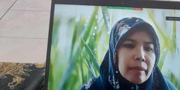 Suasana acara Seminar Nasional Hybrid dengan tema Perempuan dan Perannya dalam Pergerakan Kebangsaan, digelar di Kampus STKIP Yayasan Abdi Pendidikan - Payakumbuh. (Dok. Istimewa)