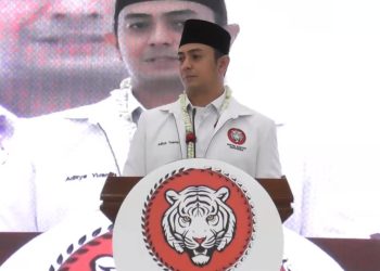 Sekjen PRI Aditya Yusma menyorot pentingnya peranan generasi muda dalam memperkuat demokrasi Indonesia. (Dok. Istimewa)