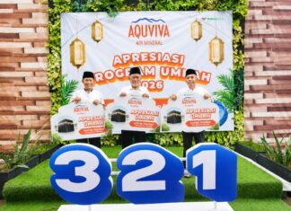 AQUVIVA Dari WINGS Group, Wujudkan Semangat Berbagi Lewat Program Umrah Marbot dan Pemenang Ramadan AQUVIVA