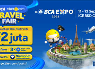 BCA tiket.com Travel Fair Hadir di BCA EXPO 2026, ICE BSD BCA tiket.com Travel Fair
